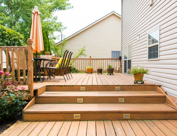 Wooden Patio Installation in Yorba Linda